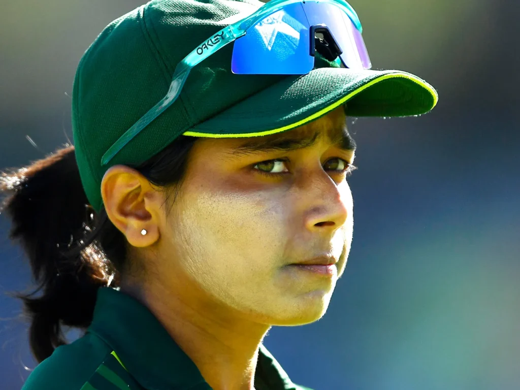 Fatima Sana will be Pakistan's youngest captain at an ICC Women's World Cup when she leads her country in the UAE this month GettyImages