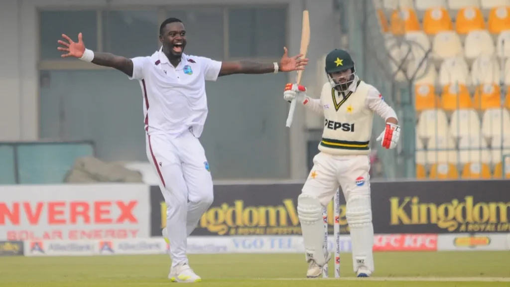 Jayden Seales Shines in Spin-Dominated Multan Test: A Masterclass in Seam Bowling