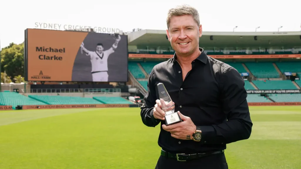 Michael Clarke Inducted into the Australian Cricket Hall of Fame